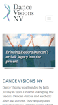 Mobile Screenshot of dancevisionsny.org